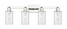 Innovations Lighting 716-4W-PN-G802 - Clymer - 4 Light - 31 inch - Polished Nickel - Bath Vanity Light