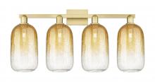 Innovations Lighting 716-4W-SG-G482-7AM - Brookhaven Cloche - 4 Light - 36 inch - Satin Gold - Bath Vanity Light