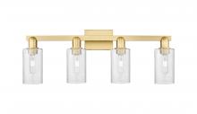 Innovations Lighting 716-4W-SG-G804 - Clymer - 4 Light - 31 inch - Satin Gold - Bath Vanity Light