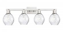 Innovations Lighting 716-4W-SN-G362 - Waverly - 4 Light - 33 inch - Brushed Satin Nickel - Bath Vanity Light