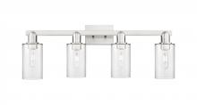 Innovations Lighting 716-4W-SN-G802 - Clymer - 4 Light - 31 inch - Brushed Satin Nickel - Bath Vanity Light