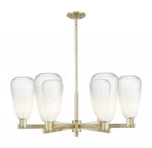 Innovations Lighting 716-6CR-AB-G480-6OP - Brookhaven Almond - 6 Light - 24 inch - Antique Brass - Chandelier