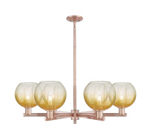 Innovations Lighting 716-6CR-AC-G483-8AM - Brookhaven Globe - 6 Light - 24 inch - Antique Copper - Chandelier