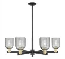 Innovations Lighting 716-6CR-BAB-G257 - Caledonia - 6 Light - 35 inch - Black Antique Brass - Stem hung - Chandelier