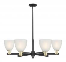 Innovations Lighting 716-6CR-BAB-G381 - Castile - 6 Light - 36 inch - Black Antique Brass - Stem hung - Chandelier