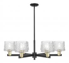 Innovations Lighting 716-6CR-BAB-G402 - Niagara - 6 Light - 36 inch - Black Antique Brass - Stem hung - Chandelier
