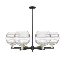 Innovations Lighting 716-6CR-BAB-G556-10CL - Rochester - 6 Light - 40 inch - Black Antique Brass - Stem hung - Chandelier