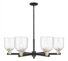 Innovations Lighting 716-6CR-BAB-G558-6CL - Bella - 6 Light - 35 inch - Black Antique Brass - Stem hung - Chandelier