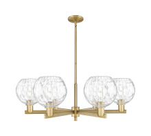 Innovations Lighting 716-6CR-BB-G1215-8 - Athens Water Glass - 6 Light - 38 inch - Brushed Brass - Stem hung - Chandelier