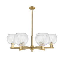 Innovations Lighting 716-6CR-BB-G122-8 - Athens - 6 Light - 38 inch - Brushed Brass - Stem hung - Chandelier