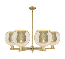 Innovations Lighting 716-6CR-BB-G128-10 - Athens - 6 Light - 40 inch - Brushed Brass - Stem hung - Chandelier