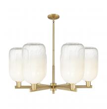 Innovations Lighting 716-6CR-BB-G482-7OP - Brookhaven Cloche - 6 Light - 24 inch - Brushed Brass - Chandelier