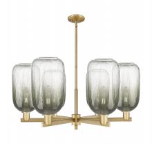 Innovations Lighting 716-6CR-BB-G482-7SL - Brookhaven Cloche - 6 Light - 24 inch - Brushed Brass - Chandelier