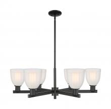 Innovations Lighting 716-6CR-BK-G441 - Brookfield - 6 Light - 36 inch - Matte Black - Stem hung - Chandelier