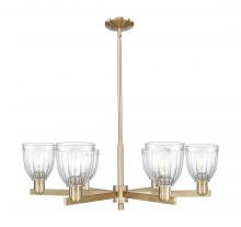 Innovations Lighting 716-6CR-CB-G442 - Brookfield - 6 Light - 36 inch - Champagne Bronze - Stem hung - Chandelier
