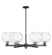 Innovations Lighting 716-6CR-OB-G1215-8 - Athens Water Glass - 6 Light - 38 inch - Oil Rubbed Bronze - Stem hung - Chandelier