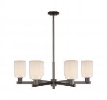 Innovations Lighting 716-6CR-OB-G341 - Hadley - 6 Light - 34 inch - Oil Rubbed Bronze - Stem hung - Chandelier