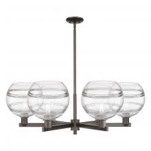 Innovations Lighting 716-6CR-OB-G556-10CL - Rochester - 6 Light - 40 inch - Oil Rubbed Bronze - Stem hung - Chandelier