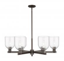 Innovations Lighting 716-6CR-OB-G558-6CL - Bella - 6 Light - 35 inch - Oil Rubbed Bronze - Stem hung - Chandelier