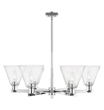 Innovations Lighting 716-6CR-PC-GBC-84 - Berkshire Glass - 6 Light - 38 inch - Polished Chrome - Stem hung - Chandelier