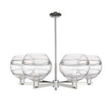 Innovations Lighting 716-6CR-PN-G556-10CL - Rochester - 6 Light - 40 inch - Polished Nickel - Stem hung - Chandelier