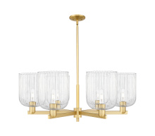 Innovations Lighting 716-6CR-SG-G559-8CL - Bridal Veil - 6 Light - 38 inch - Satin Gold - Chandelier