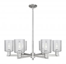 Innovations Lighting 716-6CR-SN-G112 - Cobbleskill - 6 Light - 35 inch - Satin Nickel - Stem hung - Chandelier