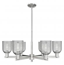 Innovations Lighting 716-6CR-SN-G257 - Caledonia - 6 Light - 35 inch - Satin Nickel - Stem hung - Chandelier