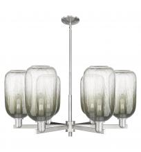 Innovations Lighting 716-6CR-SN-G482-7SL - Brookhaven Cloche - 6 Light - 24 inch - Satin Nickel - Chandelier