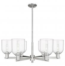 Innovations Lighting 716-6CR-SN-G558-6CL - Bella - 6 Light - 35 inch - Satin Nickel - Stem hung - Chandelier