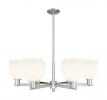 Innovations Lighting 716-6CR-SN-G558-6GWH - Bella - 6 Light - 35 inch - Satin Nickel - Stem hung - Chandelier