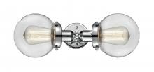 Innovations Lighting 900H-2W-PC-G202-6 - Beacon - 2 Light - 14 inch - Polished Chrome - Bath Vanity Light