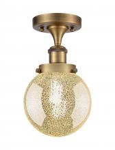 Innovations Lighting 916-1C-BB-G208-6 - Beacon - 1 Light - 6 inch - Brushed Brass - Semi-Flush Mount