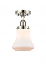 Innovations Lighting 916-1C-PN-G191 - Bellmont - 1 Light - 6 inch - Polished Nickel - Semi-Flush Mount