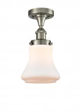 Innovations Lighting 916-1C-SN-G191 - Bellmont - 1 Light - 6 inch - Brushed Satin Nickel - Semi-Flush Mount