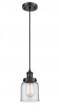 Innovations Lighting 916-1P-BK-G52-LED - Bell - 1 Light - 5 inch - Matte Black - Cord hung - Mini Pendant