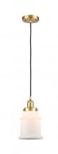 Innovations Lighting 916-1P-SG-G181 - Canton - 1 Light - 6 inch - Satin Gold - Cord hung - Mini Pendant
