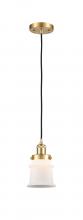 Innovations Lighting 916-1P-SG-G181S - Canton - 1 Light - 6 inch - Satin Gold - Cord hung - Mini Pendant