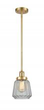 Innovations Lighting 916-1S-SG-G142 - Chatham - 1 Light - 6 inch - Satin Gold - Mini Pendant