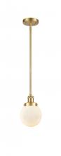 Innovations Lighting 916-1S-SG-G201-6 - Beacon - 1 Light - 6 inch - Satin Gold - Mini Pendant