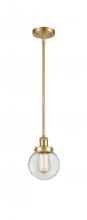 Innovations Lighting 916-1S-SG-G202-6 - Beacon - 1 Light - 6 inch - Satin Gold - Mini Pendant