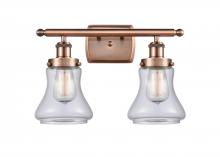 Innovations Lighting 916-2W-AC-G192 - Bellmont - 2 Light - 16 inch - Antique Copper - Bath Vanity Light