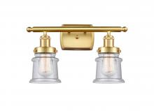 Innovations Lighting 916-2W-SG-G184S - Canton - 2 Light - 16 inch - Satin Gold - Bath Vanity Light
