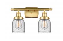 Innovations Lighting 916-2W-SG-G54 - Bell - 2 Light - 16 inch - Satin Gold - Bath Vanity Light