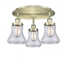Innovations Lighting 916-3C-AB-G192 - Bellmont - 3 Light - 18 inch - Antique Brass - Semi-Flush Mount