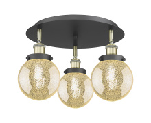 Innovations Lighting 916-3C-BAB-G208-6 - Beacon - 3 Light - 18 inch - Black Antique Brass - Semi-Flush Mount