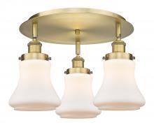 Innovations Lighting 916-3C-BB-G191 - Bellmont - 3 Light - 18 inch - Brushed Brass - Semi-Flush Mount