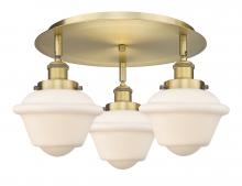 Innovations Lighting 916-3C-BB-G531 - Oxford - 3 Light - 19 inch - Brushed Brass - Semi-Flush Mount
