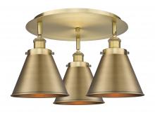 Innovations Lighting 916-3C-BB-M13-BB - Appalachian - 3 Light - 20 inch - Brushed Brass - Semi-Flush Mount