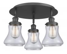 Innovations Lighting 916-3C-BK-G192 - Bellmont - 3 Light - 18 inch - Matte Black - Semi-Flush Mount